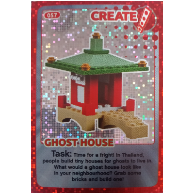 Lego Trading Card, Create The World - Ghost House (Foil) / [No Color/Any Color]