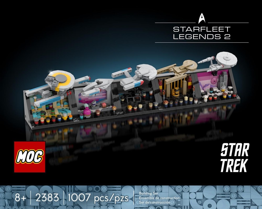 Lego Star Trek: Starfleet Legends 2 — Five Modern Trek Dioramas