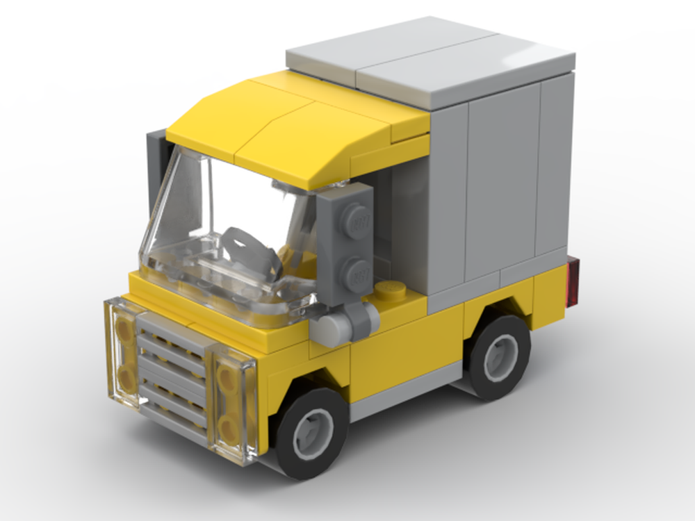 Lego Mini Yellow Delivery Truck