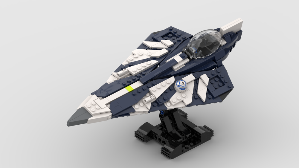 Lego Delta-7 Aethersprite-class light interceptor - Plo Koon ROTS Version