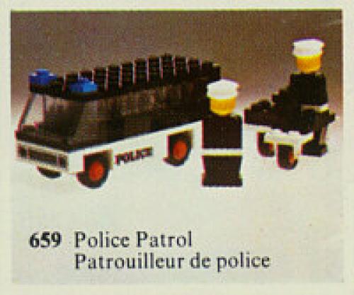 Lego Police Patrol with Policemen