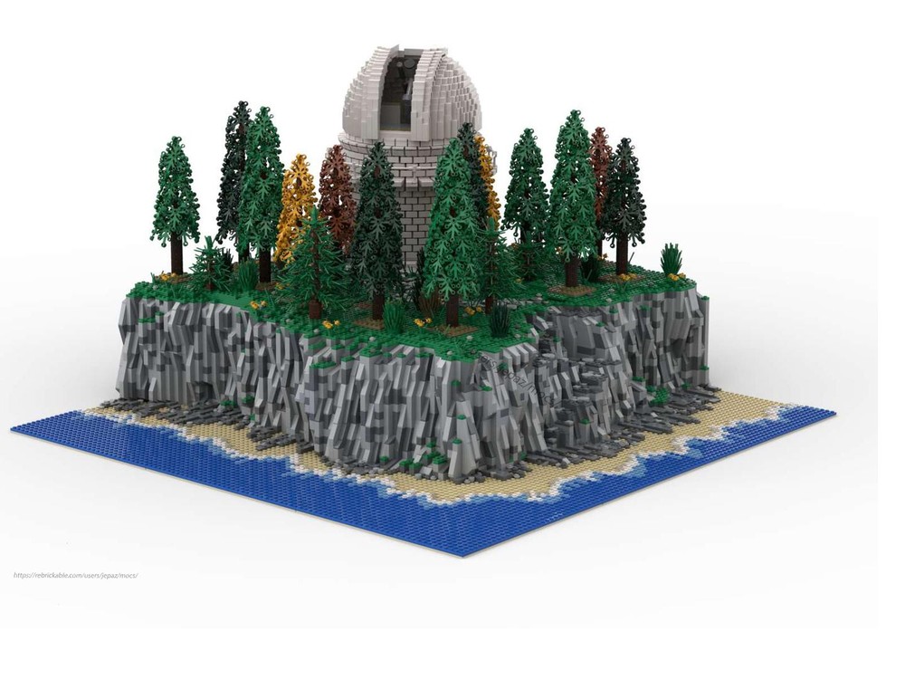 Lego Cliffside Observatory