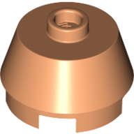 Lego Brick Round 2 x 2 Truncated Cone / Nougat