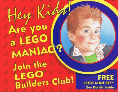 Lego 1993 Insert - Builders Club (970212)