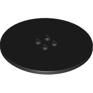Lego Plate Special Round 8 x 8 with 2 x 2 Center Studs with Groove