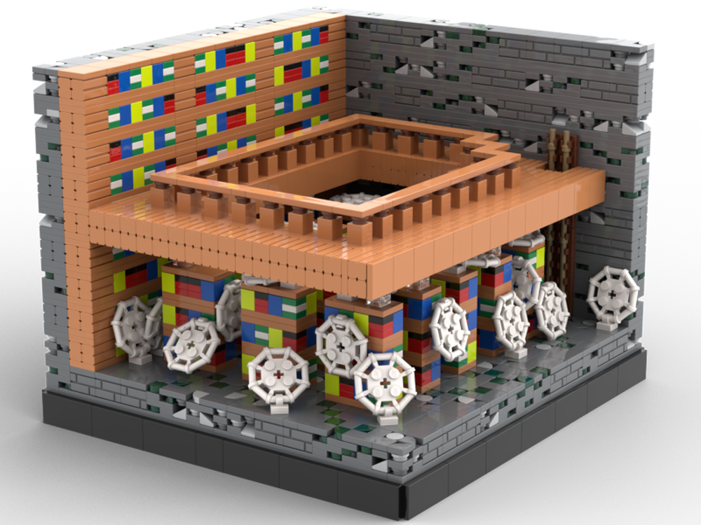 Lego UCS Minecraft Stronghold Library Room
