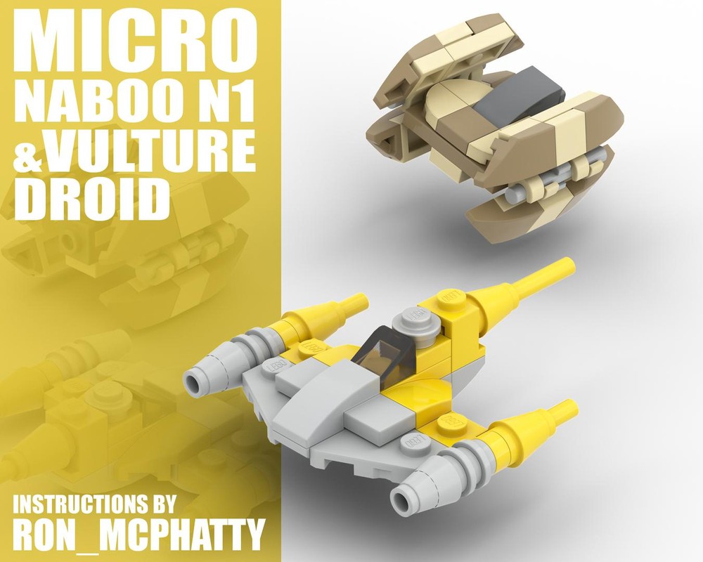 Lego Micro Naboo N1 & Vulture Droid Starfighters