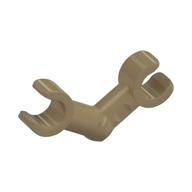 Lego Arm Skeleton [Bent / 2 Clips] / Dark Tan