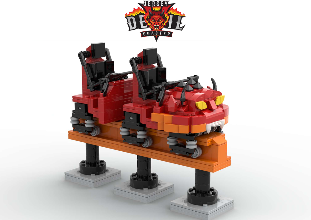 Lego ROLLERCOASTER - JERSEY DEVIL COASTER - SIX FLAGS GREAT ADVENTURE