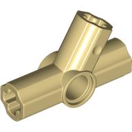 Lego Technic Axle and Pin Connector Angled Triple - 60° / Tan