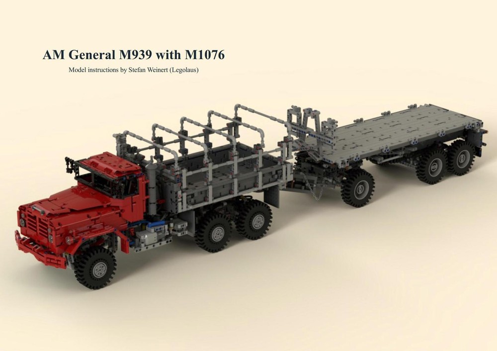Lego AM General M939 with M1076 Trailer