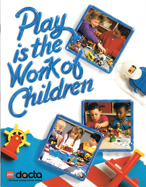 Lego 1992 Large US Dacta (Play is the Work of Children)