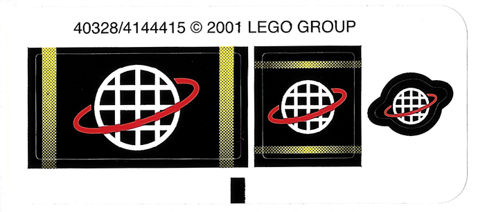 Lego Sticker Sheet for Set 6774-1