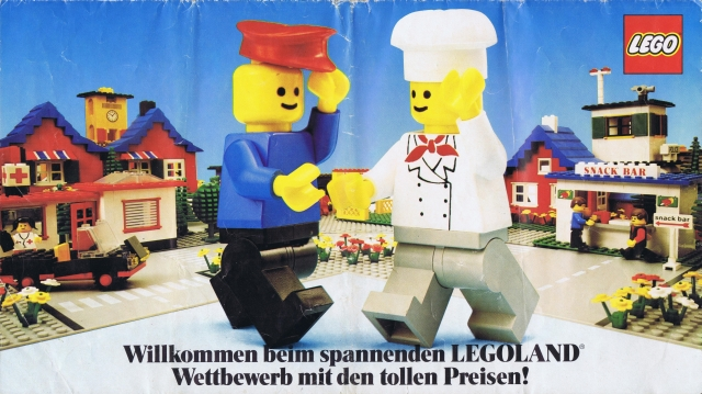 Lego 1980 Large Austrian Foldout 30 x 17 cm (99.770-A)