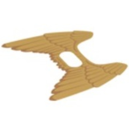 Lego Wings, Collapsed with Feathers Print / Trans-Clear