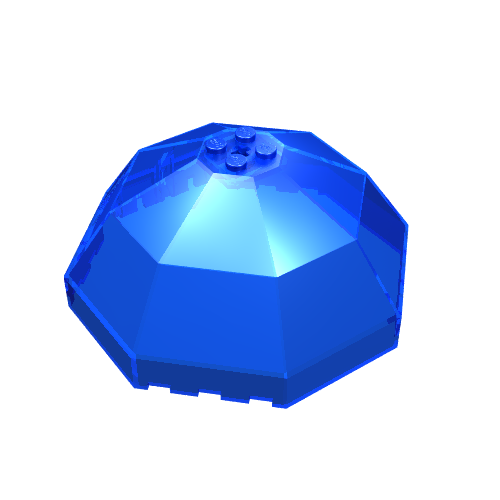 Lego Windscreen 10 x 10 x 4 Octagonal Canopy