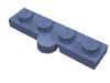 Lego Hinge Plate 1 x 4 Swivel Top / Base - Solid Clip [Complete Assembly] / Sand Blue