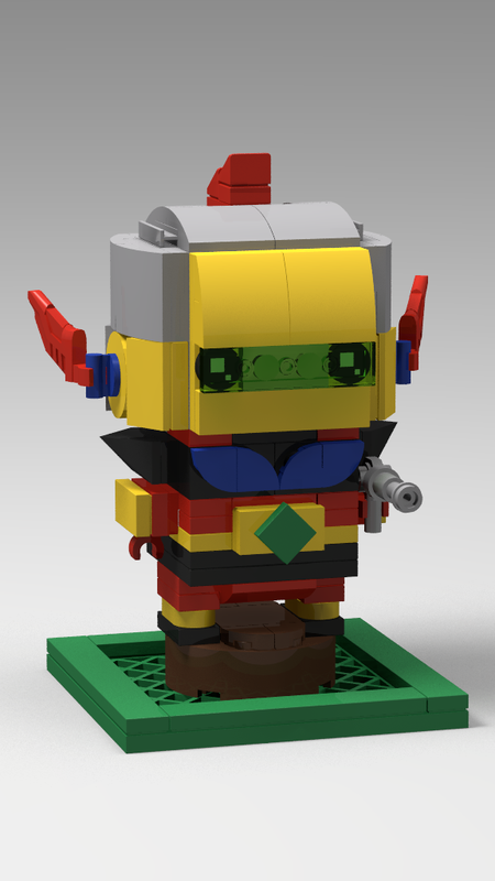 Lego ACTARUS/DUKE FLEED Grendizer Mini Brickheadz