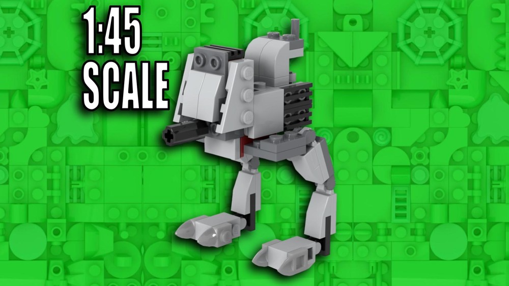 Lego 501st AT-RT Walker Star Wars Battle Pack Alternate Build