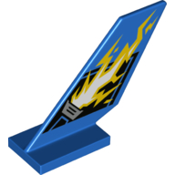 Lego Tail Shuttle with Lightning Bolt Print / Blue