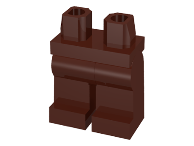 Lego Hips  and Legs Plain / Brown