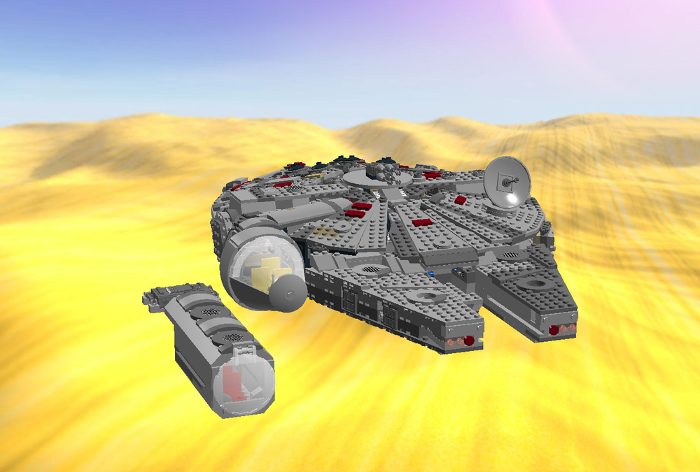 Lego An amateur Millennium Falcon