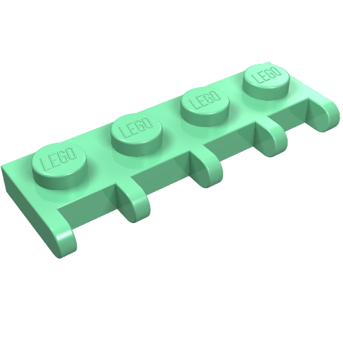 Lego Hinge Vehicle Roof Holder 1 x 4 / Medium Green