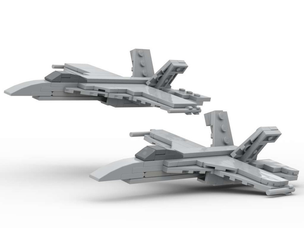 Lego F/A-18 Hornet and Super Hornet (1/110 scale)