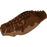 Lego Animal Body Part, Dinosaur, Carnotaurus Body with Dark Brown and Reddish Brown Markings Print