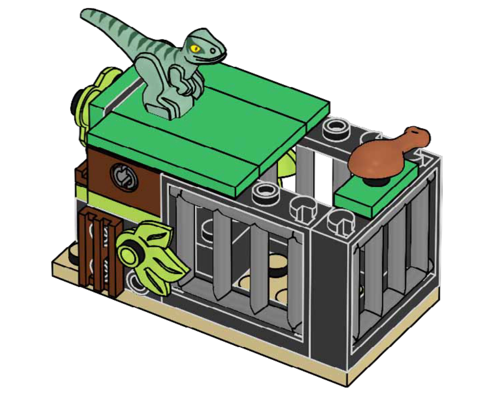 Lego Raptor with Big Trap