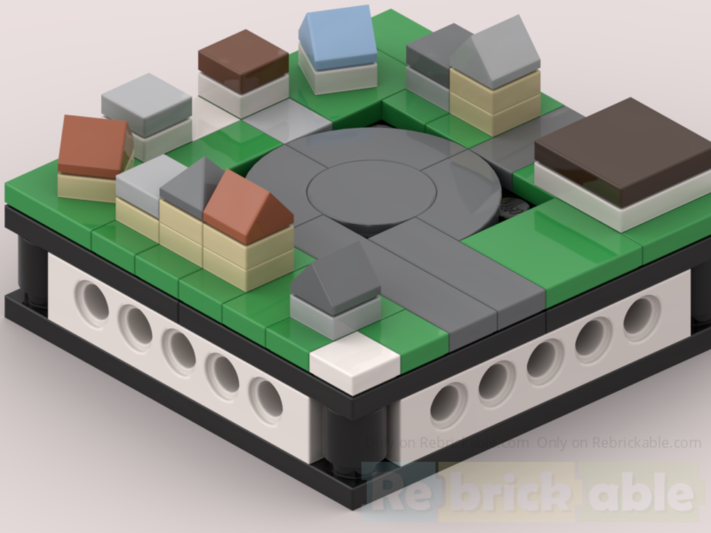 Lego Grove Street Micro Scale