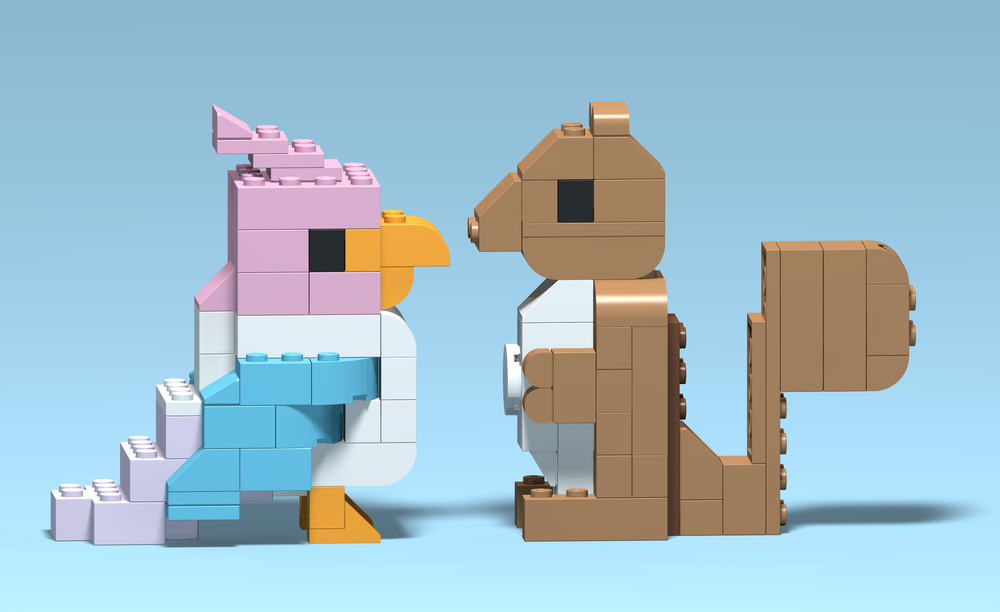 Lego 11034 Bird and Squirrel