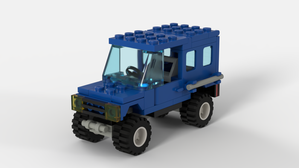 Lego Blue Jeep