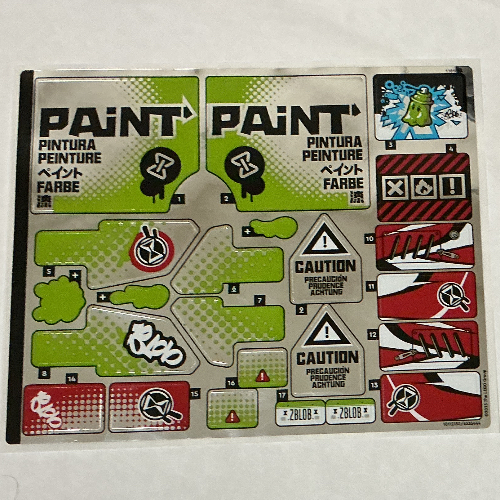 Lego Sticker Sheet for Set 71499-1