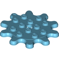 Lego Plate Special 4 x 4 Splat Gear, 10 Teeth