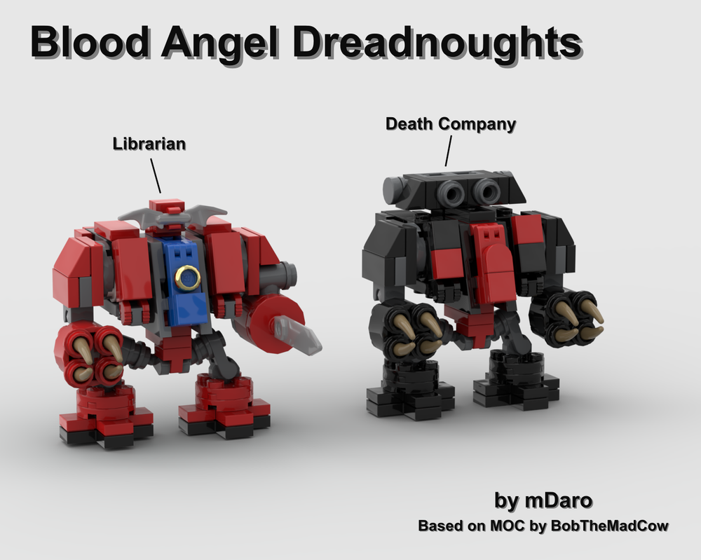 Lego Blood Angel Dreadnoughts