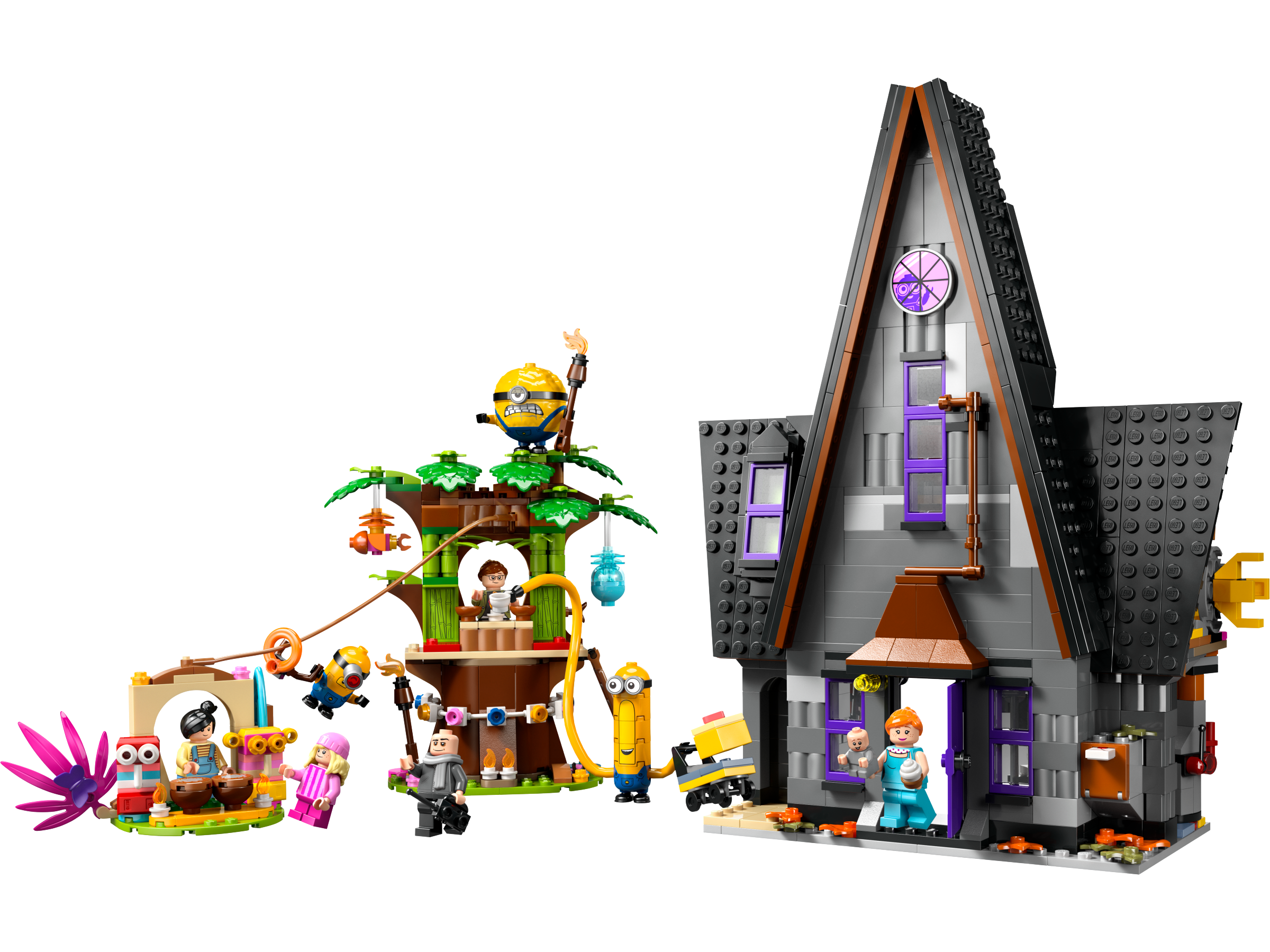 Lego Minions and Gru's Family Mansion