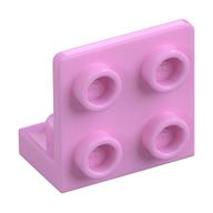Lego Bracket 1 x 2 - 2 x 2 Inverted / Bright Pink