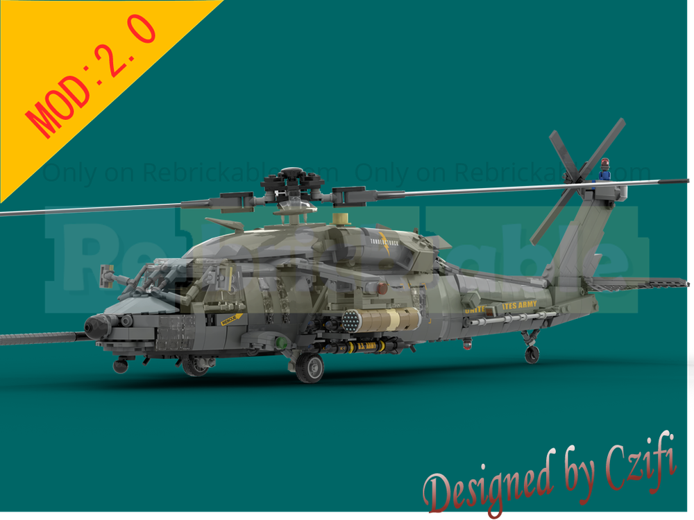 Lego MH-60L DAP /UH-60L Black Hawk (two version)