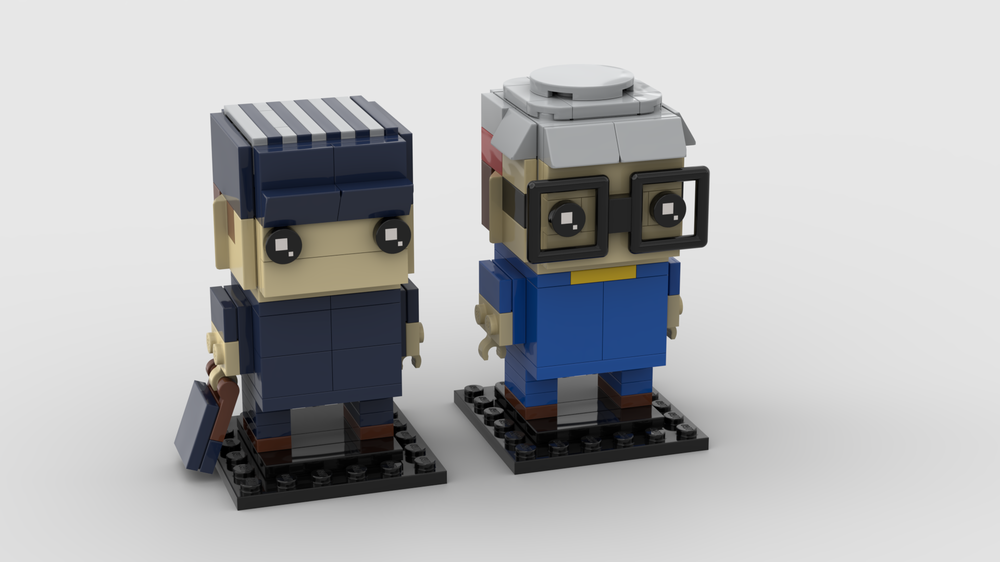 Lego Roy and Roger Brickheadz
