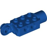 Lego Technic Brick Special 2 x 3 with Pin Holes, Rotation Joint Ball Half [Vertical Side], Rotation Joint Socket / Royal Blue