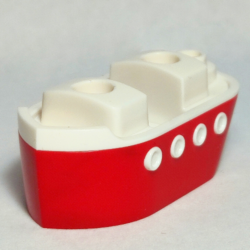 Lego Minifig Hipwear, Ferry / Boat Costume with Red Hull Pattern / White