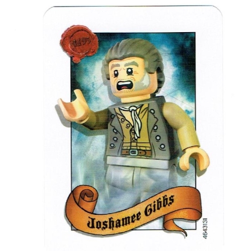 Lego Trading Card, Pirates of the Caribbean - Joshamee Gibbs