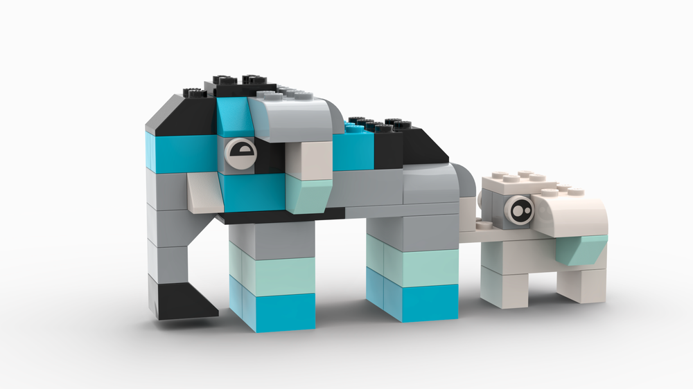 Lego 11037 Elephants