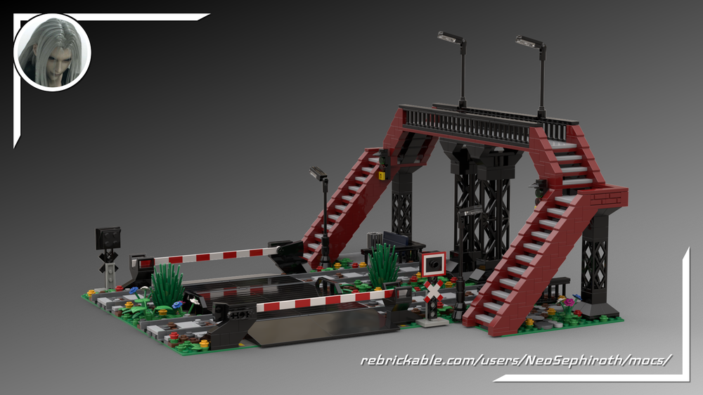 Lego Railroad crossing