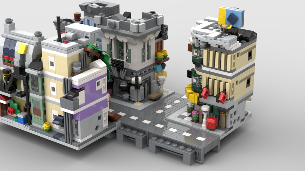 Lego Mini Modular Road Sections