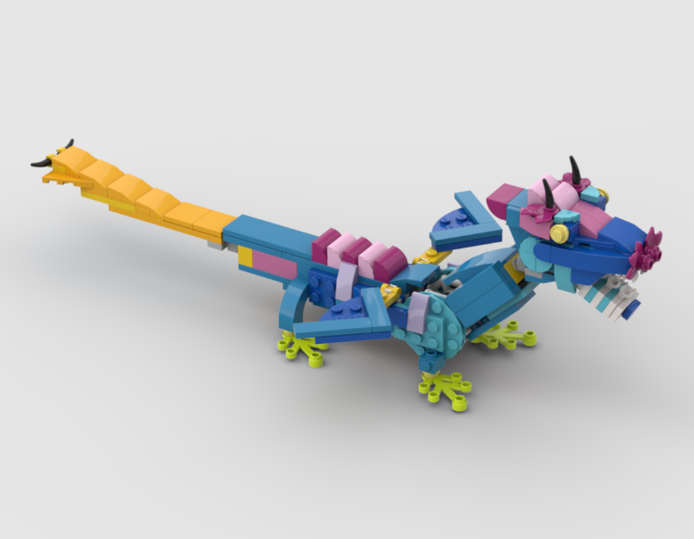 Lego Blue Dragon (Little Firetail)