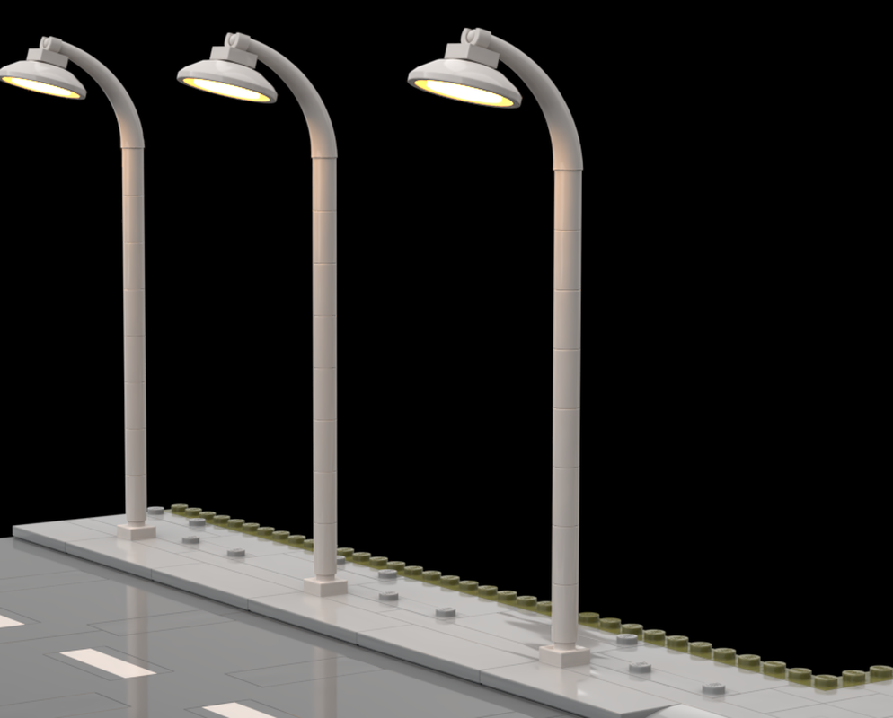 Lego City Street Lights 2 (x12)