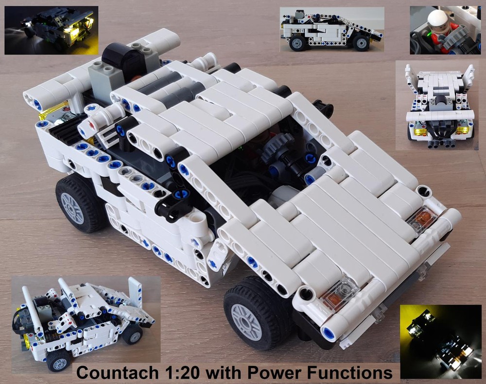Lego LAMBORGHINI COUNTACH Motorized Technic 1:20