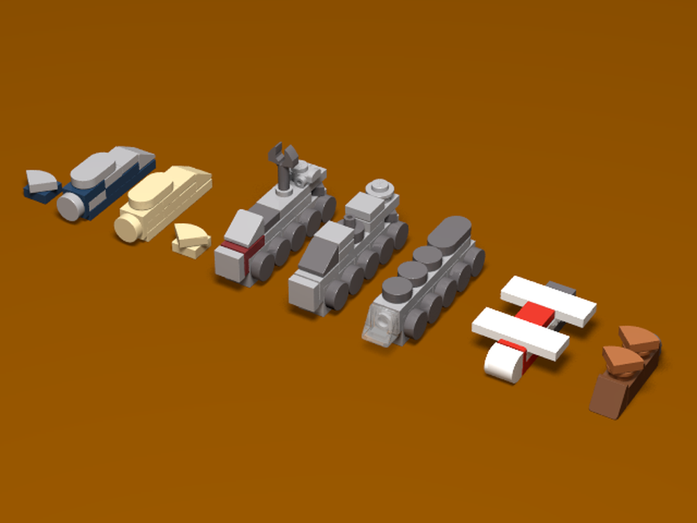 Lego 1:1041 Micro SW Ground Vehicles